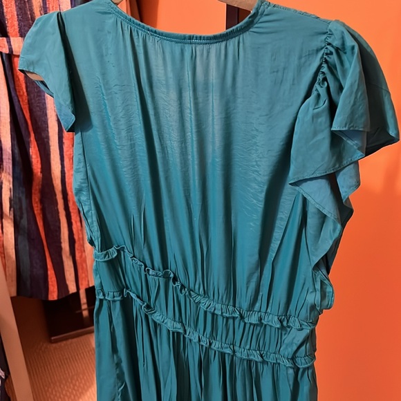 Knox Rose teal ruffle dress size small - Picture 9 of 15